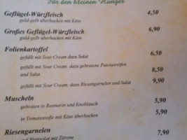 Restaurant-Eiscafe Ahl menu