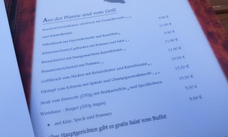 Landgasthof Zur Post menu