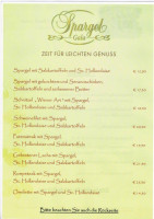 Haus Laumen menu