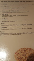O Sole Mio menu