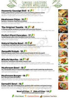 Sparkling Bistro menu