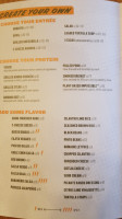 Gusto Pizzeria menu