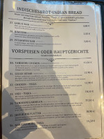 Jaipur Palace menu