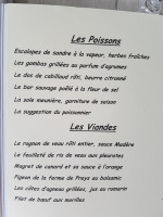 Shigane menu