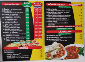Hütten Kebap menu
