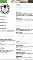 Pfauen Buffet menu