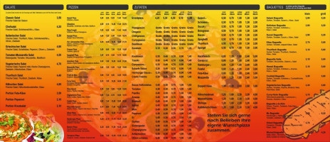 Akin Pizzaservice menu