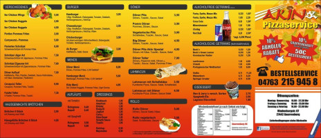 Akin Pizzaservice menu