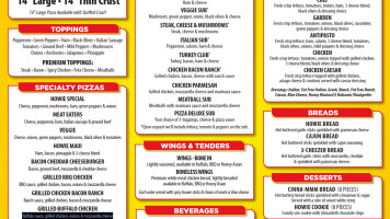 Sheraton Vistana Resort Villas, Lake Buena Vista/orlando menu