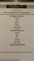 Twenty7 menu