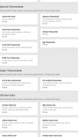 7 Extra menu