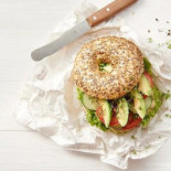 Coffee Fellows Kaffee, Bagels, Frühstück Comida