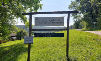 Almhütte Weißlensberg outside
