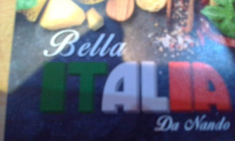 Bella Italia Da Nando menu