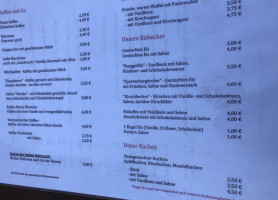 Sparrenburg menu