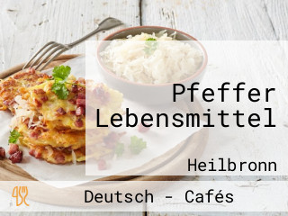 Pfeffer Lebensmittel