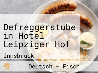 Defreggerstube in Hotel Leipziger Hof