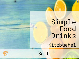Simple Food Drinks
