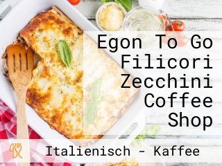 Egon To Go Filicori Zecchini Coffee Shop