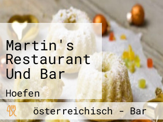 Martin's Restaurant Und Bar