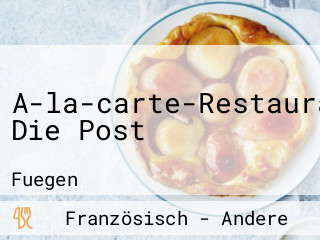 A-la-carte-Restaurant Die Post