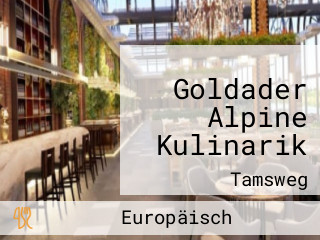 Goldader Alpine Kulinarik