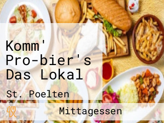 Komm' Pro-bier's Das Lokal