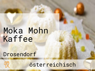 Moka Mohn Kaffee