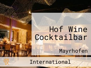 Hof Wine Cocktailbar