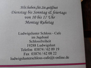 Ludwigsluster Schloss-café