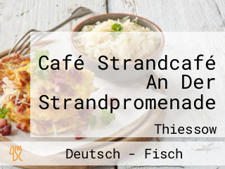 Café Strandcafé An Der Strandpromenade