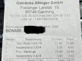 Getränke-Altinger GmbH