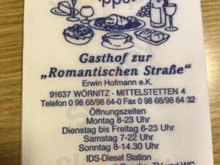 Gasthof Zur Romantischen Strasse E.k. Inhaber: Erwin Hofmann