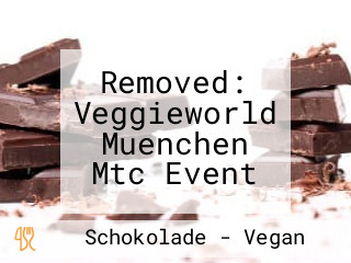 Removed: Veggieworld Muenchen Mtc Event