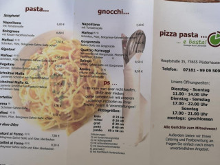 Pizza Pasta E Basta!