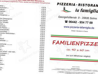 Solms, Lahn-dill-kreis, Pizzeria La Famiglia