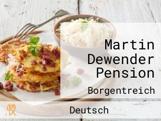 Martin Dewender Pension
