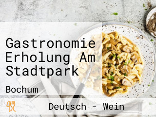 Gastronomie Erholung Am Stadtpark