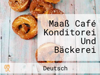 Maaß Café Konditorei Und Bäckerei