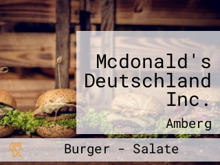 Mcdonald's Deutschland Inc.