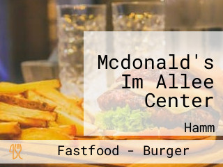 Mcdonald's Im Allee Center