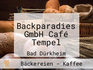 Backparadies GmbH Café Tempel