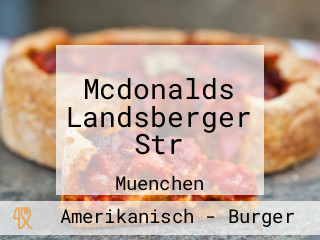 Mcdonalds Landsberger Str