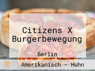 Citizens X Burgerbewegung