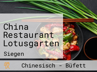 China Restaurant Lotusgarten