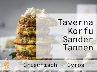 Taverna Korfu Sander Tannen