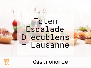 Totem Escalade D'ecublens — Lausanne