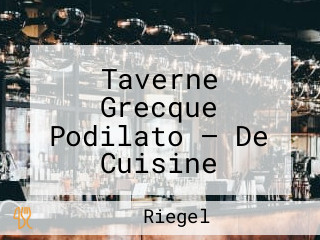 Taverne Grecque Podilato — De Cuisine Grecque Traditionnelle