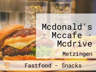 Mcdonald's · Mccafe · Mcdrive