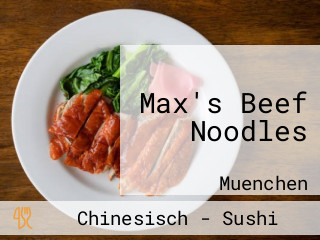 Max's Beef Noodles